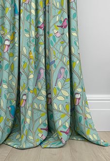 Tweety, Duckegg - Made to Measure Curtains